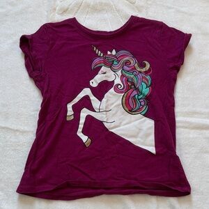 Place Kids Unicorn Tee - Purple